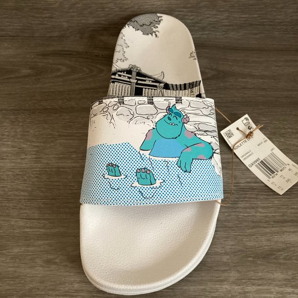 Adidas Adilette Lite Slides Monsters Inc Men's NWB - Picture 5 of 11